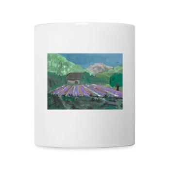 Lavender Landscape Dreams of Provence - Mug - white - Front