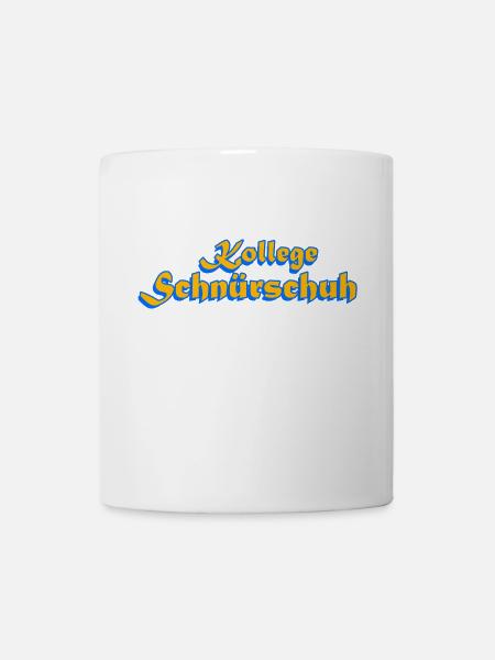 lustiger spruch Kollege Schnuerschuh - Tasse - Weiß