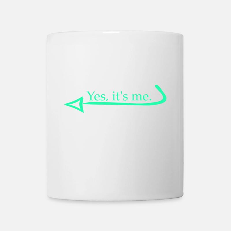 C’est une flèche - Mug blanc - blanc