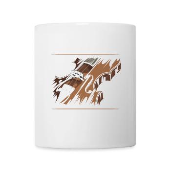 Violon, Violon, Musique, Classique, Illustration, Symbole - Mug blanc - blanc - Devant