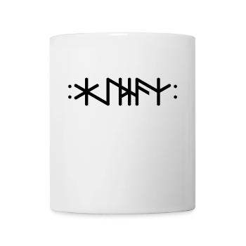 Haithnaz "Heathe (n) / Pagan" text, QRF0 © - Mug - white - Front