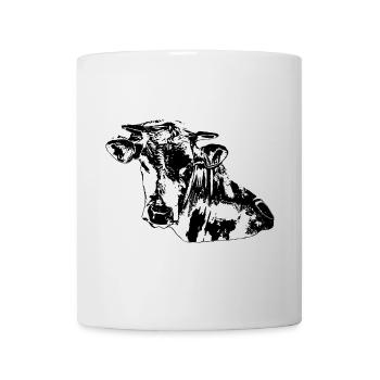 Cow black - Mug - white - Front