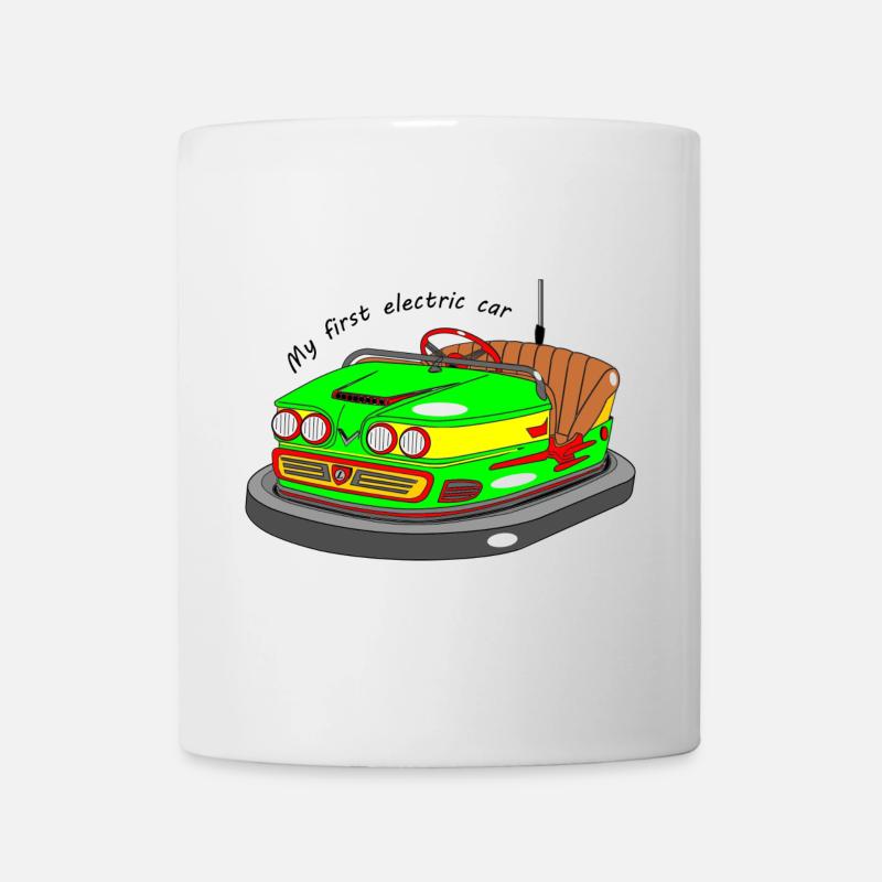 Ma première voiture électrique - Mug blanc - blanc