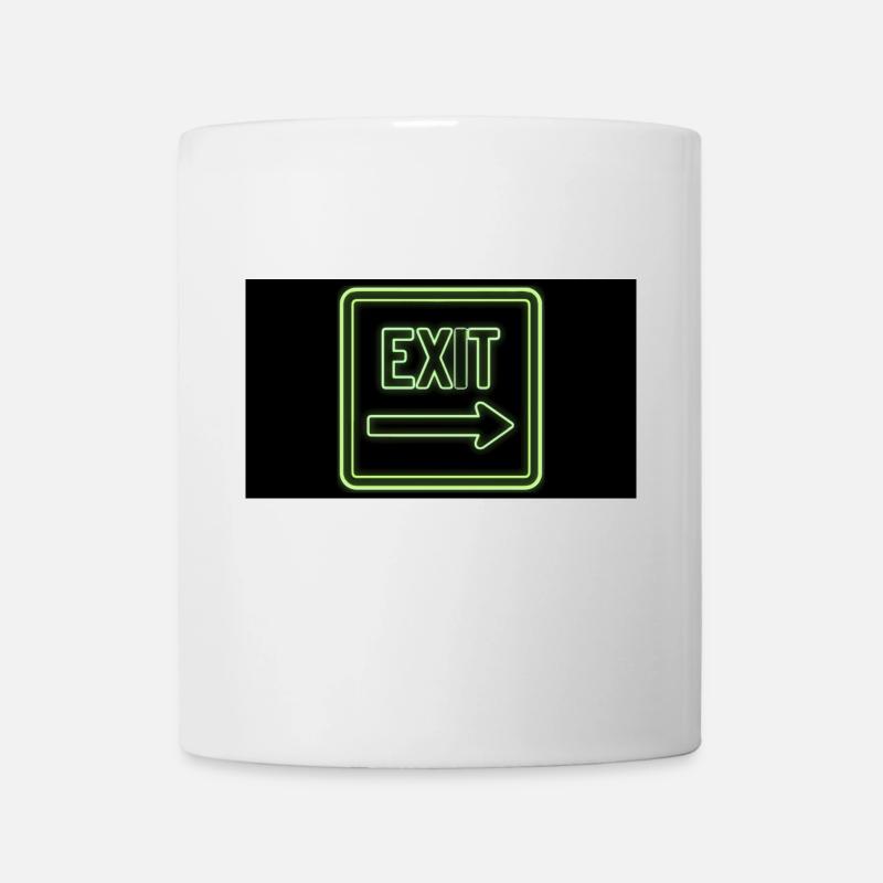 Exit - Tasse - Weiß