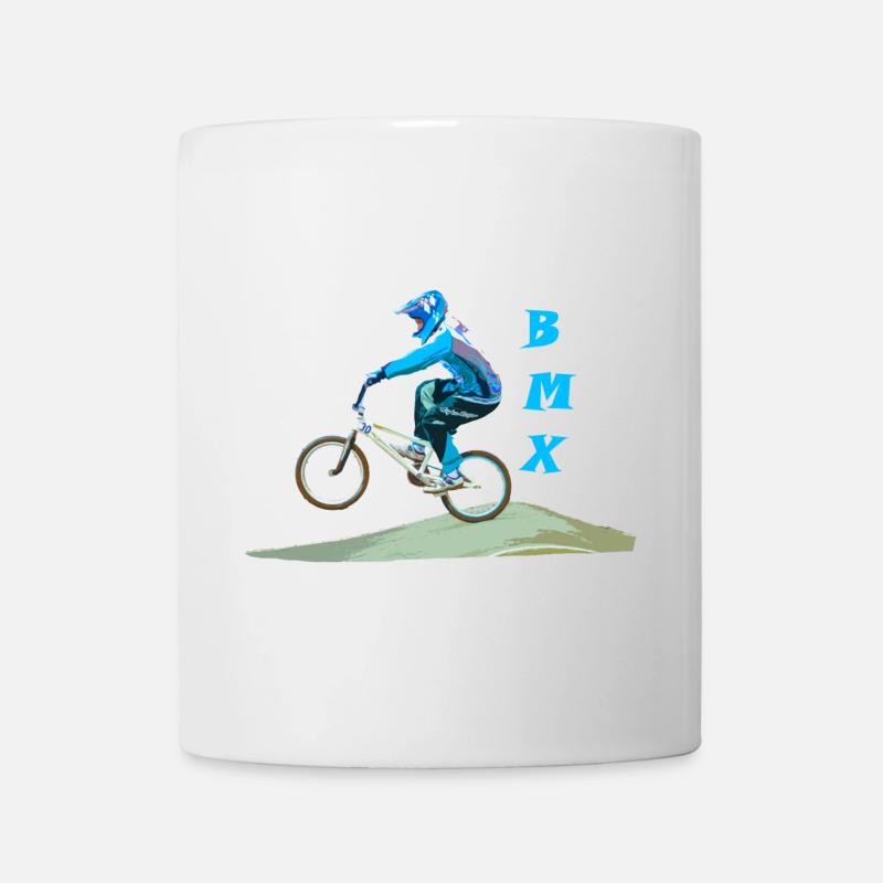 bmx - Mug blanc - blanc