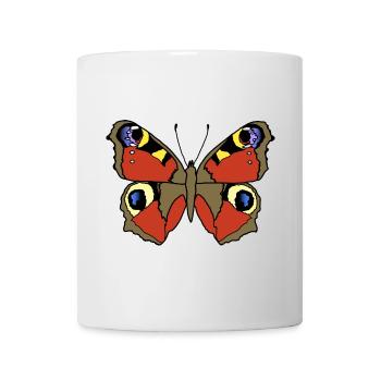 Day Peacock Butterfly - Mug - white - Front