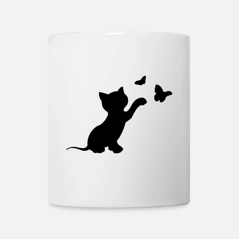 cat - Mug - white