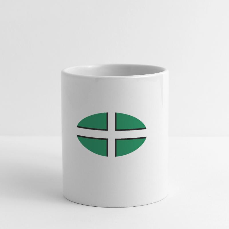 Drapeau du Devon Mug blanc