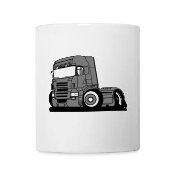 Truck lorry vehicle professional driver - Mug - white - Front