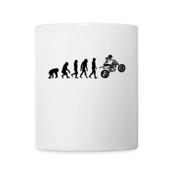 Motocross Evolution - Bike Biker Supermoto - Tasse - Weiß - Vorne