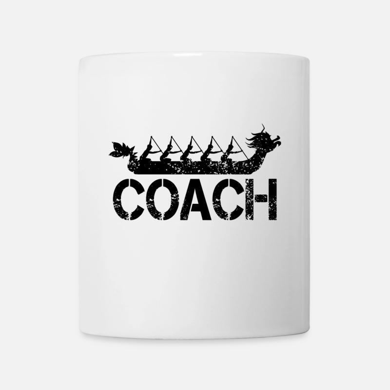 Dragon boat trainer - Mug - white