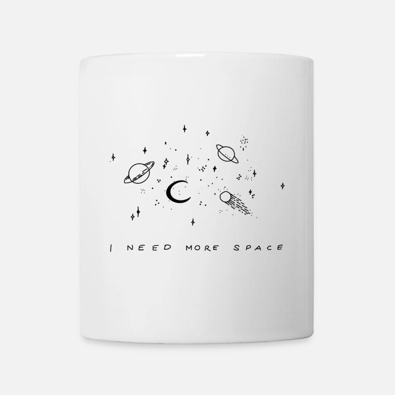 J AI BESOIN DE PLUS D ESPACE - Mug blanc - blanc