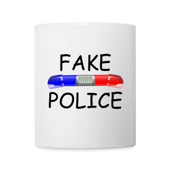 Fake Police - Tasse - Weiß - Vorne
