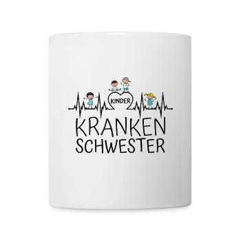 Kinderkrankenschwester Kinder Krankenschwester - Tasse - Weiß - Vorne