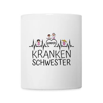 Kinderkrankenschwester Kinder Krankenschwester - Tasse - Weiß - Vorne