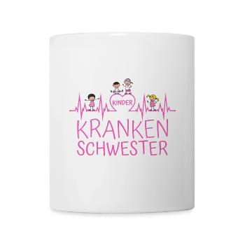 Kinderkrankenschwester Kinder Krankenschwester - Tasse - Weiß - Vorne