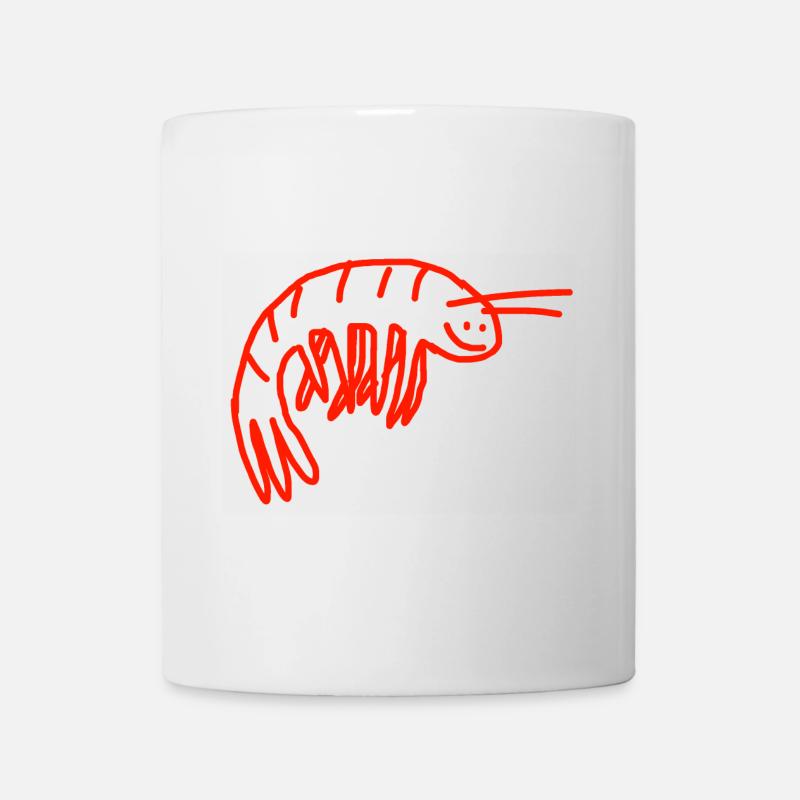 Crevette - Mug blanc - blanc