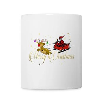 Frohe Weihnachten - Tasse - Weiß - Vorne