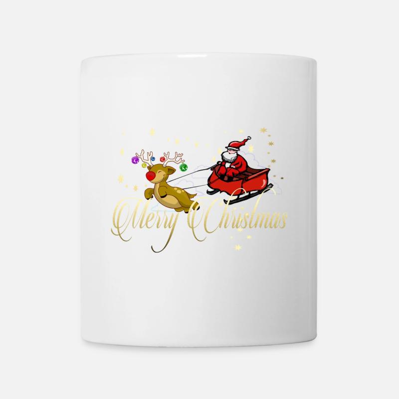 Frohe Weihnachten - Tasse - Weiß