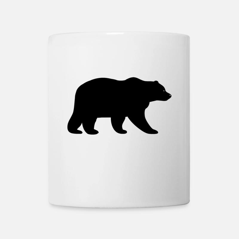 Schwarzbär - Tasse - Weiß