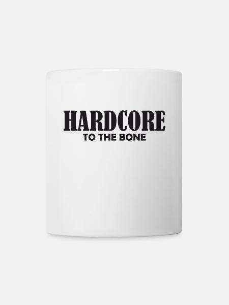 Hard core to the Bone - Mug - white