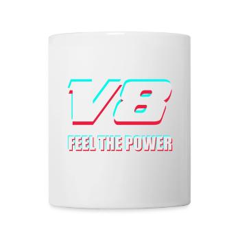 V8 - Mug - white - Front
