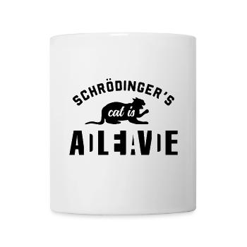 Schrödingers Katze - Tasse - Weiß - Vorne