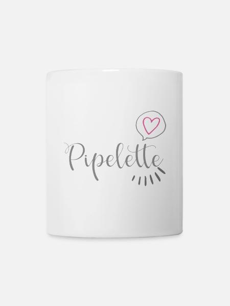 Pipelette Coeur Chic - Mug blanc - blanc