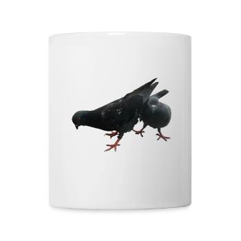 Tauben - Tasse - Weiß - Vorne