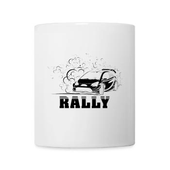 Team Rally Offroad Auto Symbol Illustration icon - Tasse - Weiß - Vorne
