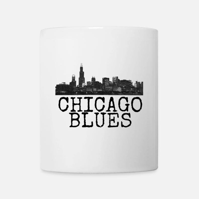 chicago blues - Tasse - Weiß