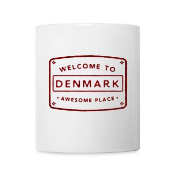 Welcome to Denmark Stickers - Mug - white - Front