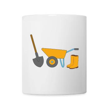 Jardinage - Mug blanc - blanc - Devant