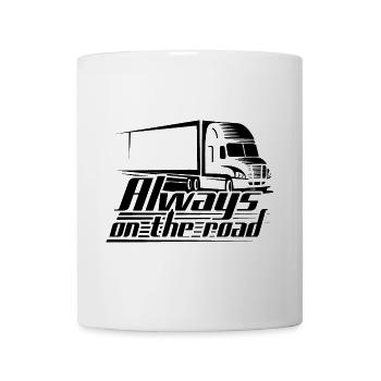 Always On The Road - Truck - Mug blanc - blanc - Devant