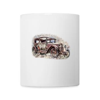 Nostalgic Old American Dream Car - Mug - white - Front