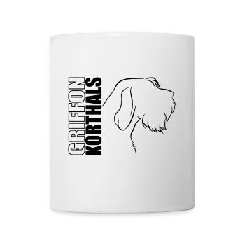 GRIFFON KORTHALS chien chiens chien de chasse Wilsigns - Mug blanc - blanc - Devant