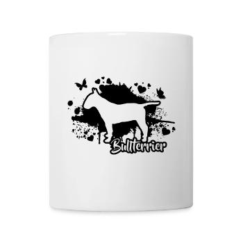 BULLTERRIER Hunde Mama Hund Wilsigns - Tasse - Weiß - Vorne