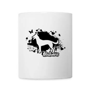 MALINOIS Chiens Maman Chien Wilsigns - Mug blanc - blanc - Devant