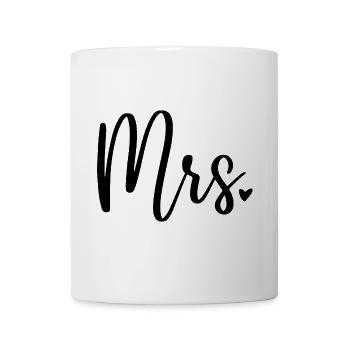 Mrs. Design Wedding Wedding - Mug - white - Front