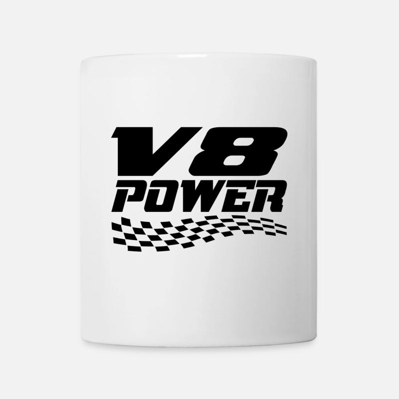 V8 - Mug - white