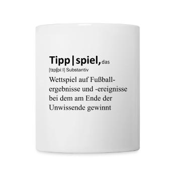 Tippspiel, das - Tasse - Weiß - Vorne