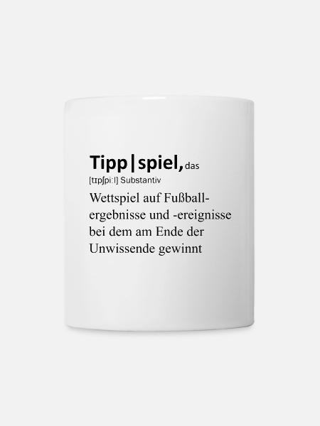 Tippspiel, das - Tasse - Weiß