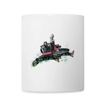 1056 Schneepflug - Tasse - Weiß - Vorne
