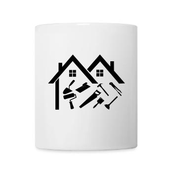 Construction company handyman - Mug - white - Front