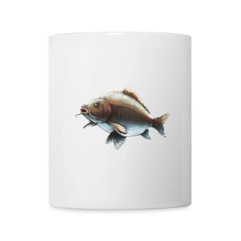 Mirror Carp Fishing Design Realistic Carp - Mug - white - Front