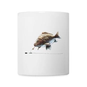 Conception de la pêche à la carpe Chod Rig pour les pêcheurs - Mug blanc - blanc - Devant