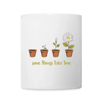 Zeit - Tasse - Weiß - Vorne