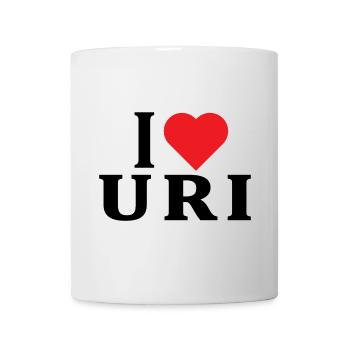 T-Shirt I love Uri T-Shirt Sardinien Geschenkidee - Tasse - Weiß - Vorne