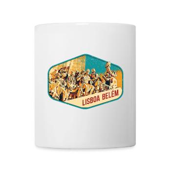 Lisbonne Portugal, belle ville Belem - Mug blanc - blanc - Devant