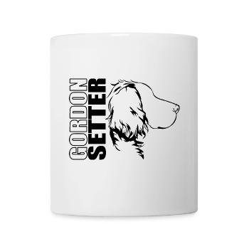 GORDON SETTER Profil Hunde Hund Wilsigns - Tasse - Weiß - Vorne